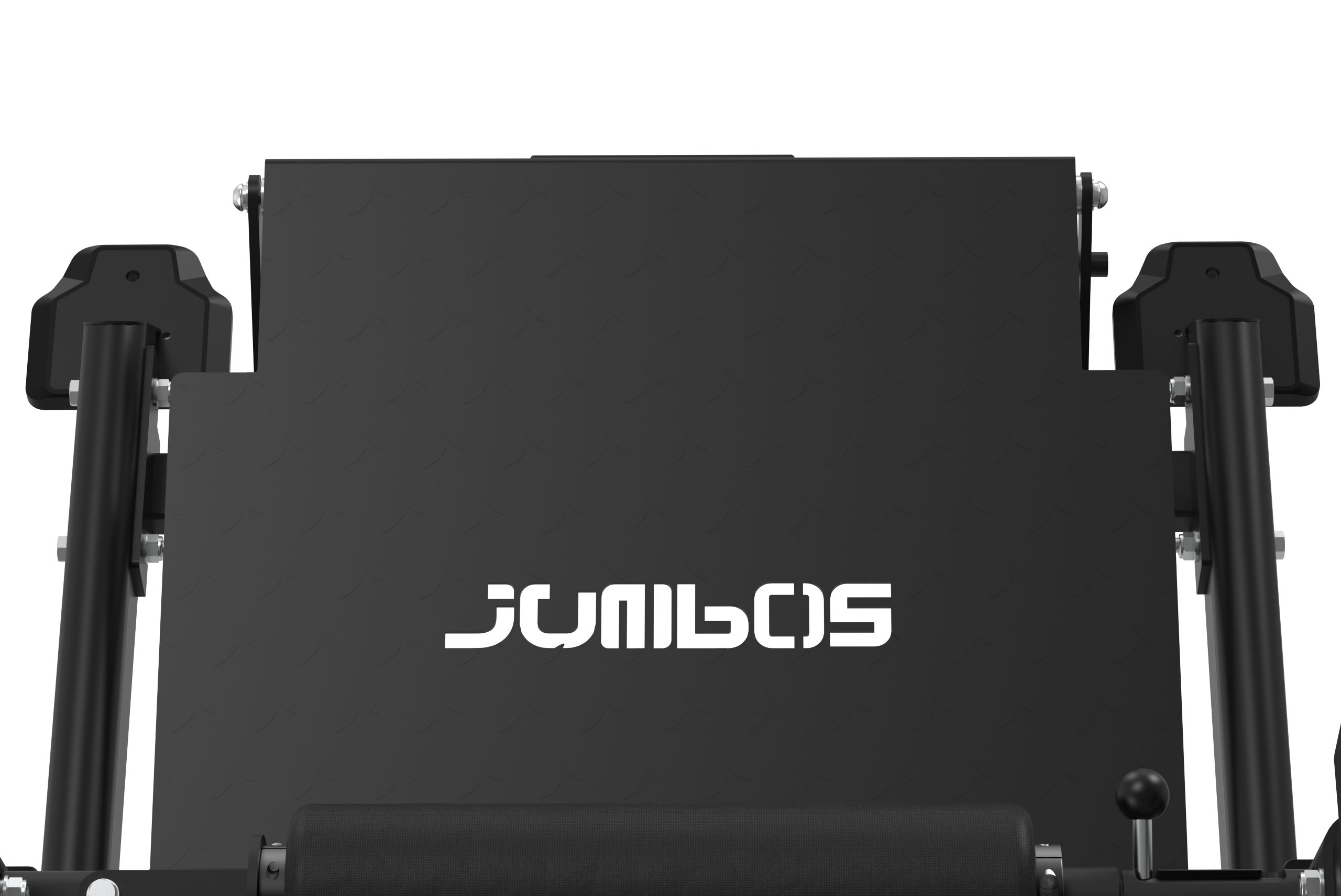 Spacious non-slip foot platform